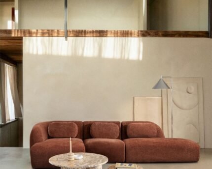 Modulinė sofa HOLMEN su dviem gultais, 4 dalys, 318 cm