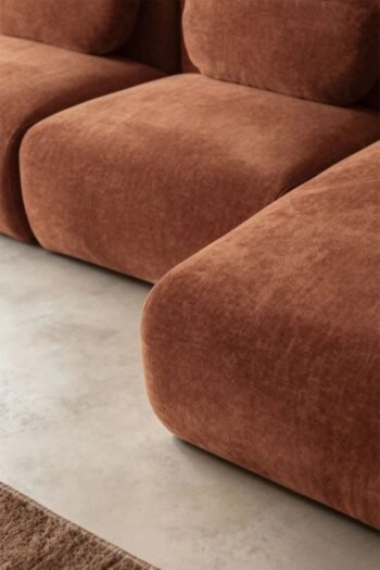 Modulinė sofa HOLMEN su dvigubu gultu, 4 dalys, 356 cm