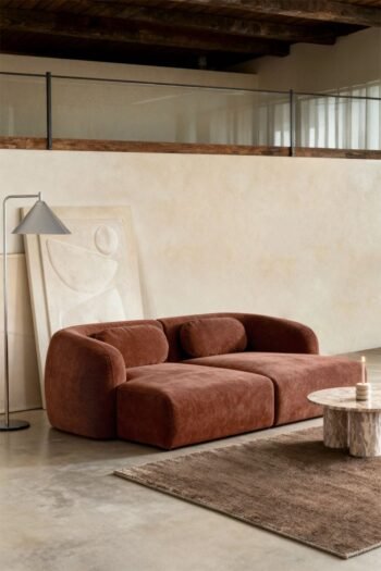 Modulinė sofa HOLMEN su gultu, 2 dalys, 200 cm