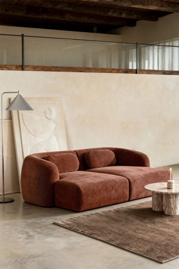 Modulinė sofa HOLMEN su gultu, 2 dalys, 200 cm