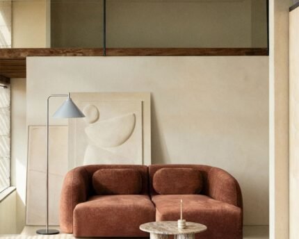 Modulinė sofa HOLMEN su gultu dešinėje, 2 dalys, 200 cm