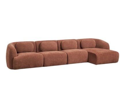 Modulinė sofa HOLMEN su gultu dešinėje, 4 dalys, 356 cm