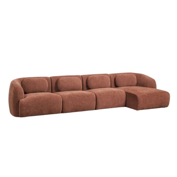 Modulinė sofa HOLMEN su gultu dešinėje, 4 dalys, 356 cm