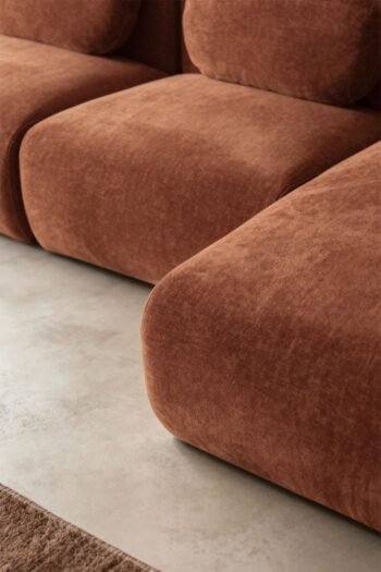 Modulinė sofa HOLMEN su gultu dešinėje, 4 dalys, 356 cm