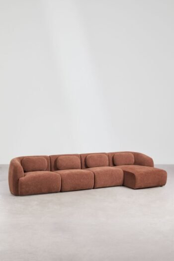 Modulinė sofa HOLMEN su gultu dešinėje, 4 dalys, 356 cm