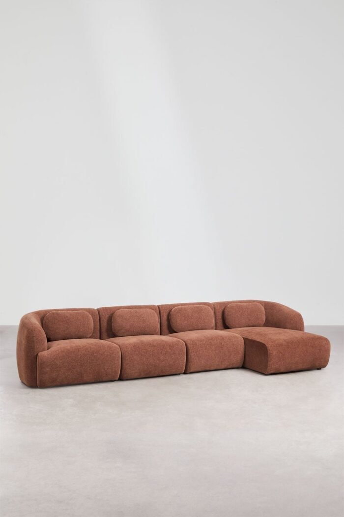 Modulinė sofa HOLMEN su gultu dešinėje, 4 dalys, 356 cm