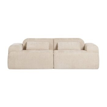 Modulinė sofa NORDBY, 2 dalys su kampiniu moduliu, 220 cm
