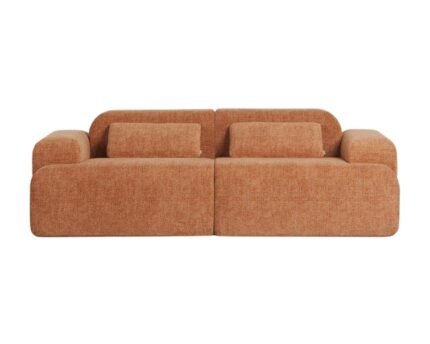 Modulinė sofa NORDBY, 2 dalys su kampiniu moduliu, 220 cm