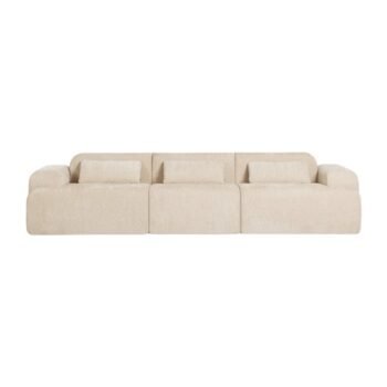 Modulinė sofa NORDBY, 3 dalys su 2 kampiniais moduliais, 300 cm