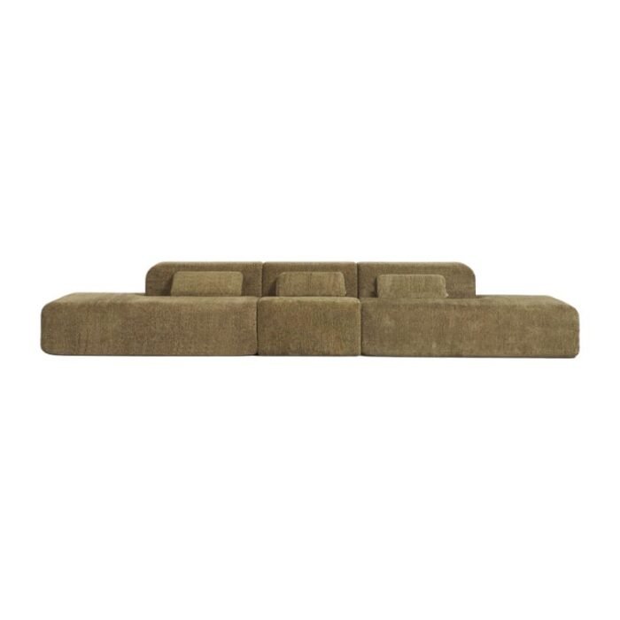 Modulinė sofa NORDBY su 2 gultais, 3 dalys, 420 cm