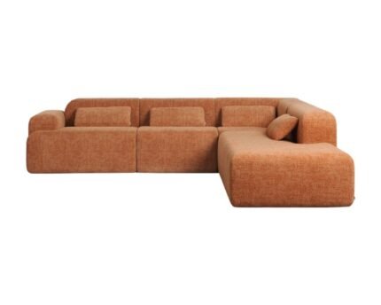 Modulinė sofa NORDBY su gultu, 4 dalys, 290 cm