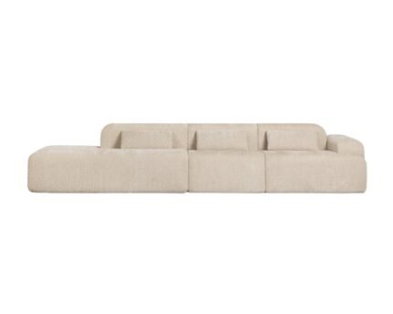 Modulinė sofa NORDBY su gultu ir viduriniu moduliu, 3 dalys, 360 cm
