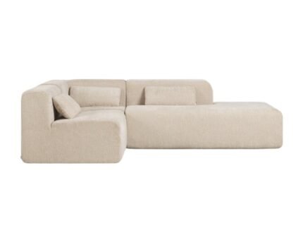 Modulinė sofa NORDBY su gultu, kampiniu ir viduriniu moduliu, 3 dalys, 270 cm