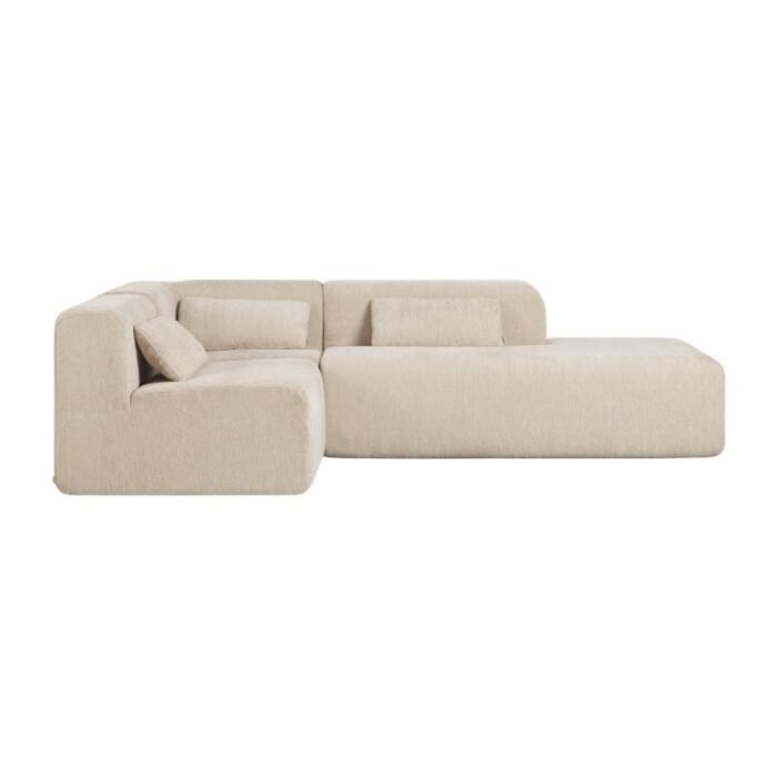Modulinė sofa NORDBY su gultu, kampiniu ir viduriniu moduliu, 3 dalys, 270 cm