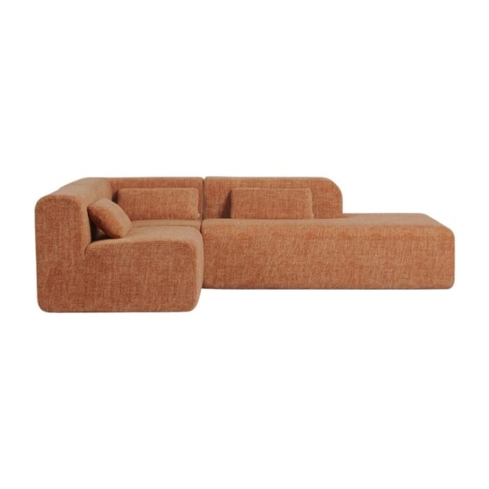 Modulinė sofa NORDBY su gultu, kampiniu ir viduriniu moduliu, 3 dalys, 270 cm