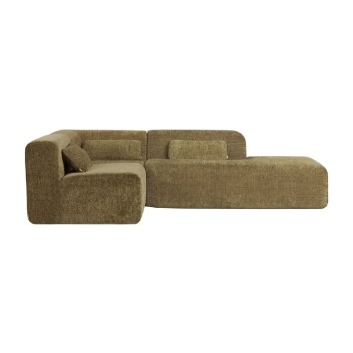 Modulinė sofa NORDBY su gultu, kampiniu ir viduriniu moduliu, 3 dalys, 270 cm
