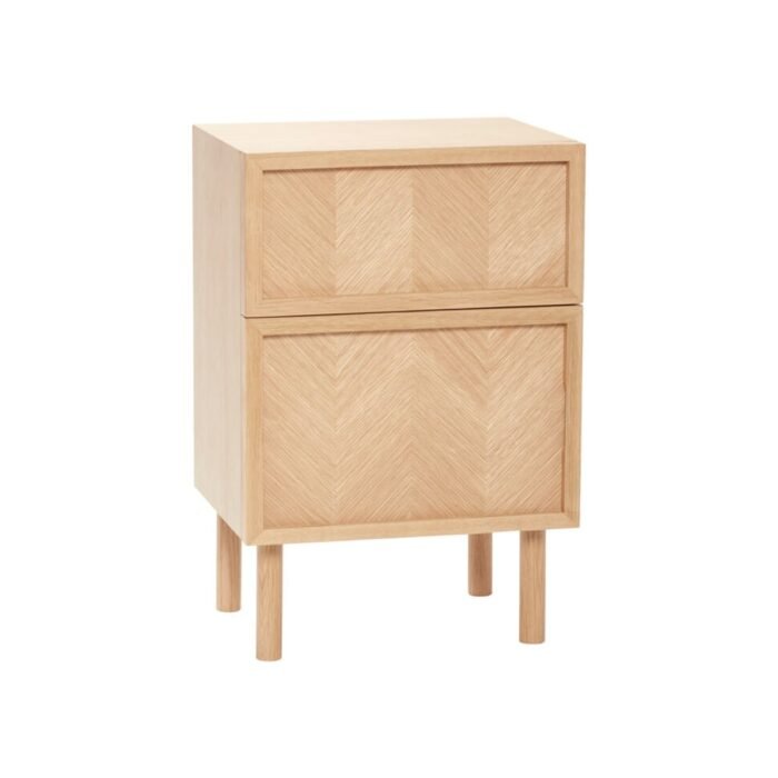 Naktinė spintelė HERRINGBONE, ąžuolo