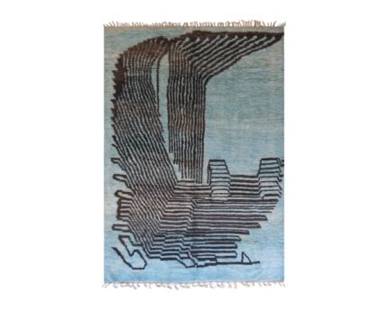 Original and contemporary Berber wool rug