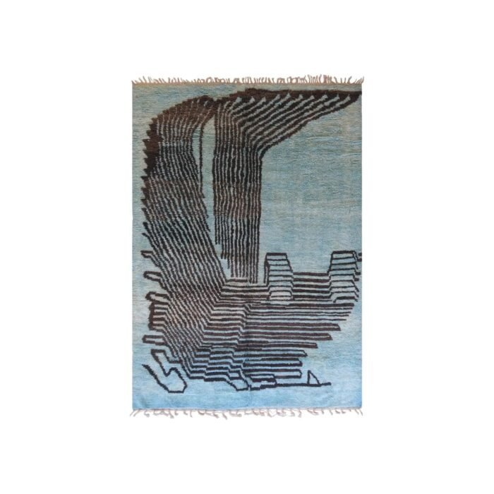 Original and contemporary Berber wool rug