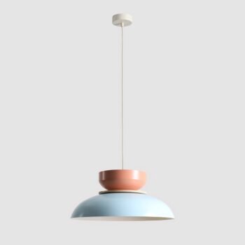 Pakabinamas šviestuvas ALDO BABY BLUE + CORAL — 1