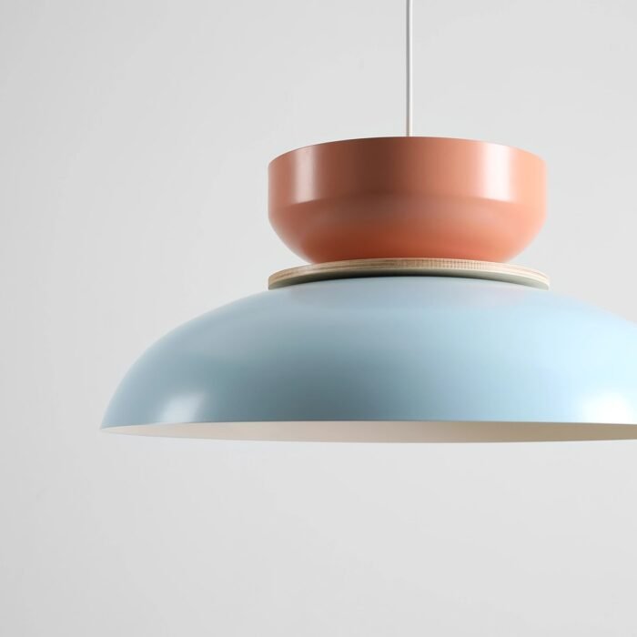 Pakabinamas šviestuvas ALDO BABY BLUE + CORAL — 3