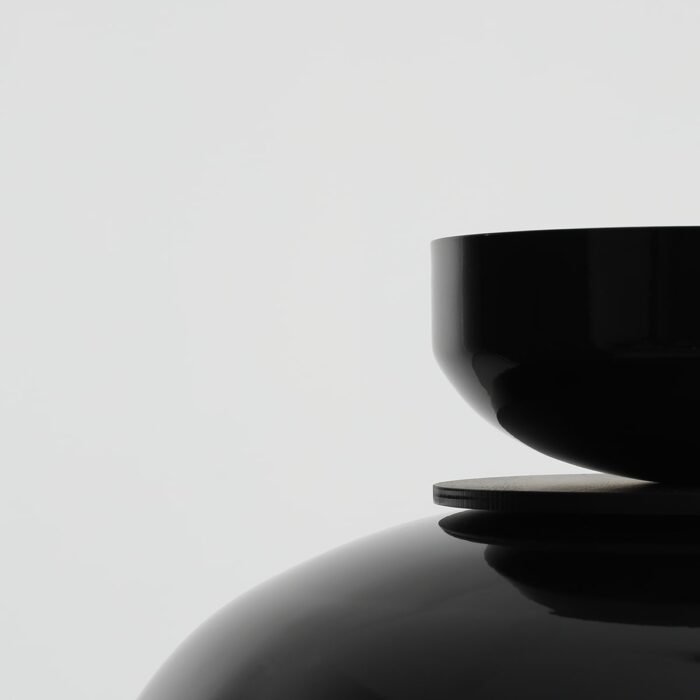 Pakabinamas šviestuvas ALDO BLACK GLOSS — 2