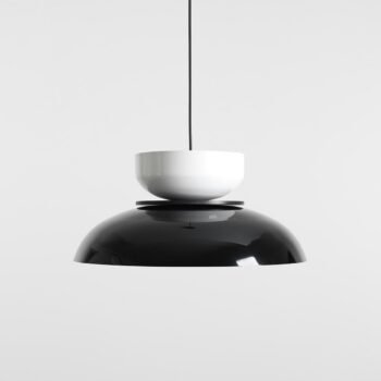 Pakabinamas šviestuvas ALDO BLACK GLOSS + WHITE GLOSS — 4