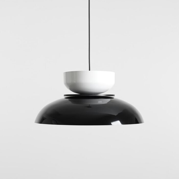 Pakabinamas šviestuvas ALDO BLACK GLOSS + WHITE GLOSS — 4