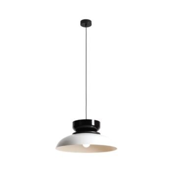 Pakabinamas šviestuvas ALDO WHITE GLOSS + BLACK GLOSS