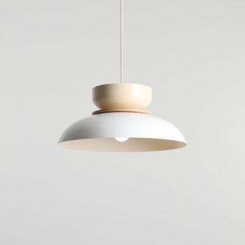 Pakabinamas šviestuvas ALDO WHITE GLOSS + CREAM — 3