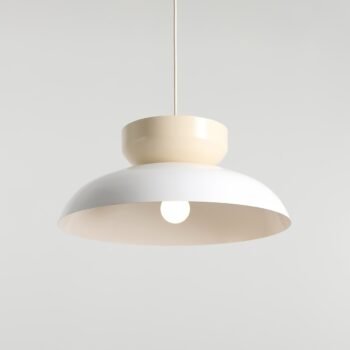 Pakabinamas šviestuvas ALDO WHITE GLOSS + CREAM — 4