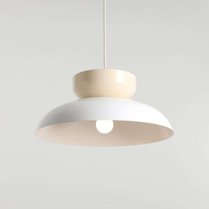 Pakabinamas šviestuvas ALDO WHITE GLOSS + CREAM — 4