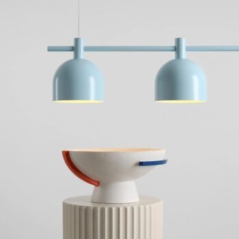 Pakabinamas šviestuvas BERYL 3 BABY BLUE — 3