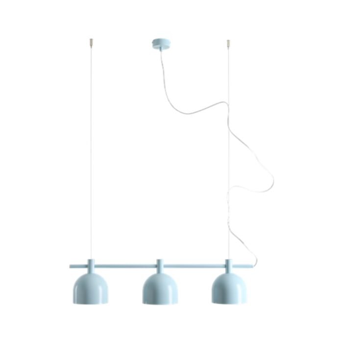 Pakabinamas šviestuvas BERYL 3 BABY BLUE