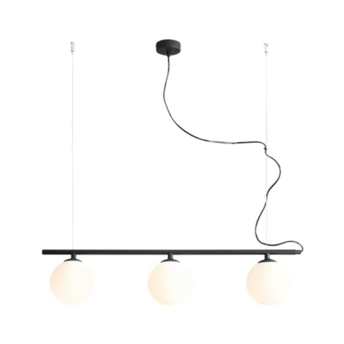 Pakabinamas šviestuvas BERYL GLASS 3 BLACK