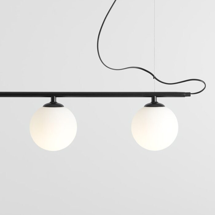 Pakabinamas šviestuvas BERYL GLASS 5 BLACK — 2