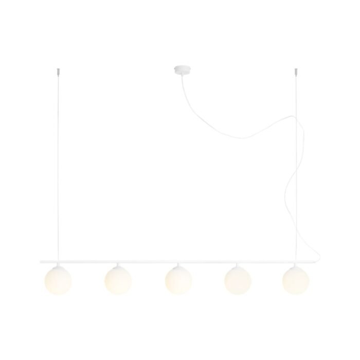 Pakabinamas šviestuvas BERYL GLASS 5 WHITE