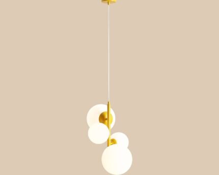Pakabinamas šviestuvas BLOOM 4 MUSTARD — 1