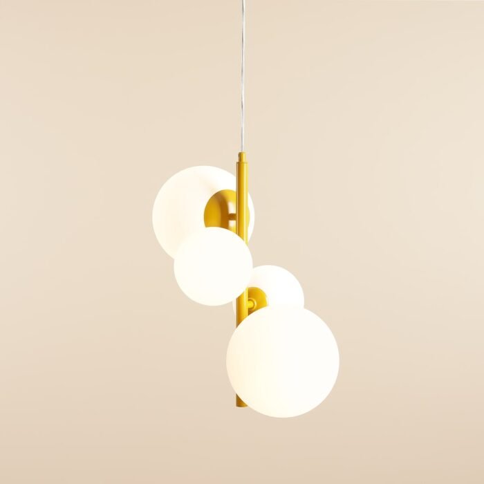 Pakabinamas šviestuvas BLOOM 4 MUSTARD — 3