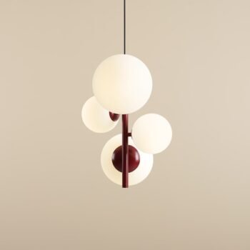 Pakabinamas šviestuvas BLOOM 4 RED WINE — 1