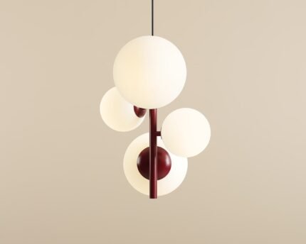 Pakabinamas šviestuvas BLOOM 4 RED WINE — 1