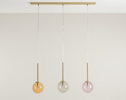 Pakabinamas šviestuvas BOSSO 3 MULTICOLOUR — 1