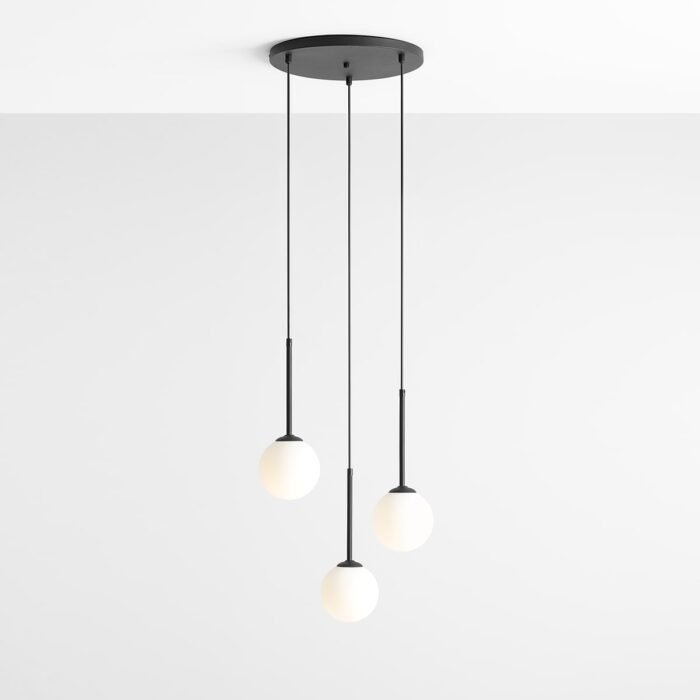 Pakabinamas šviestuvas BOSSO 3 RING BLACK — 1