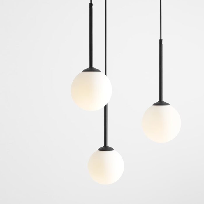 Pakabinamas šviestuvas BOSSO 3 RING BLACK — 2