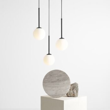 Pakabinamas šviestuvas BOSSO 3 RING BLACK — 3