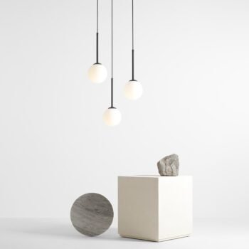 Pakabinamas šviestuvas BOSSO 3 RING BLACK — 4
