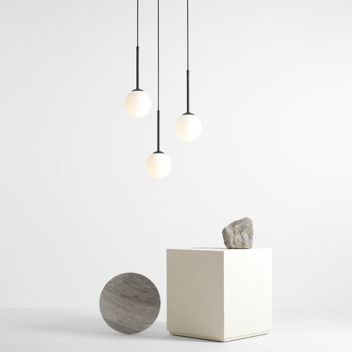 Pakabinamas šviestuvas BOSSO 3 RING BLACK — 4