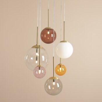 Pakabinamas šviestuvas BOSSO 6 RING MULTICOLOUR — 2