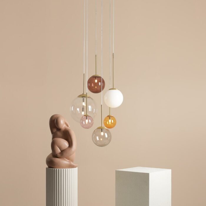 Pakabinamas šviestuvas BOSSO 6 RING MULTICOLOUR — 4