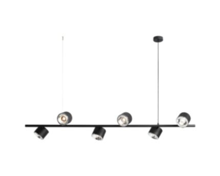 Pakabinamas šviestuvas BOT 6 BLACK